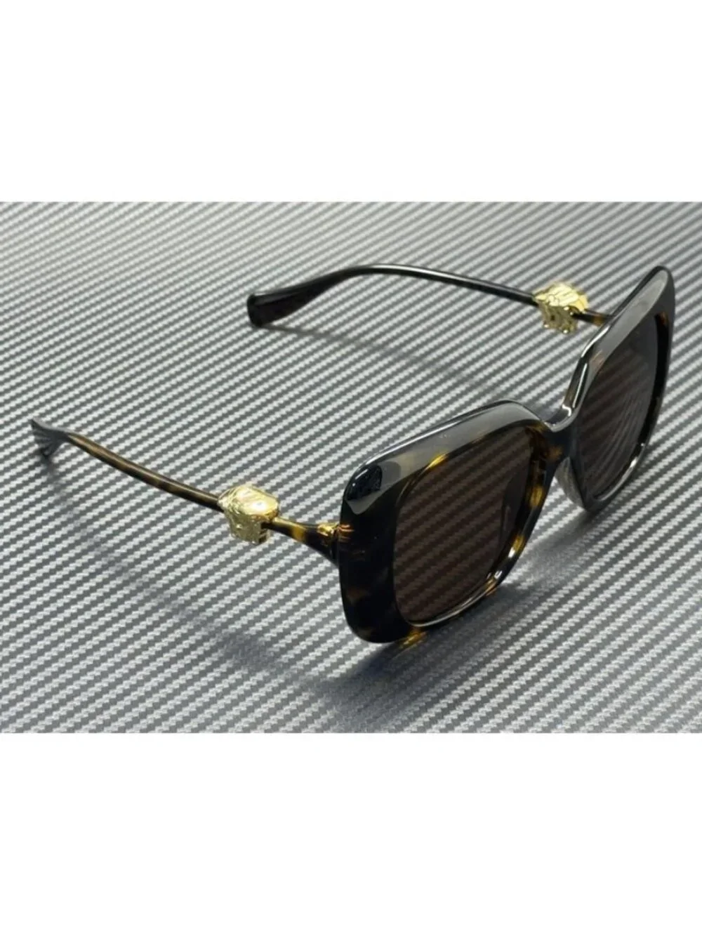 New Versace Women Havana Sunglasses 57-14-140